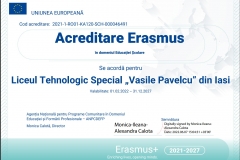 Acreditare Erasmus